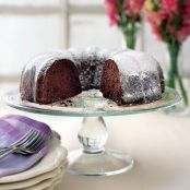 Triple Chocolate Buttermilk Pound Cake