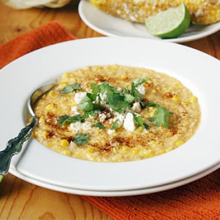 Grilled Summer Corn-and-Chipotle Chowdah