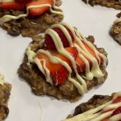 Healthy Oatmeal Cookies with Almond Butter, Chocolate, & Fruit (Gluten-Free)