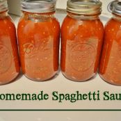 Homemade Canned Spaghetti Sauce
