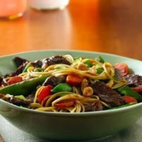 Asian Beef Noodle Bowls