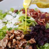 Amazing Romaine Salad with Light Poppy Seed Vinaigrette