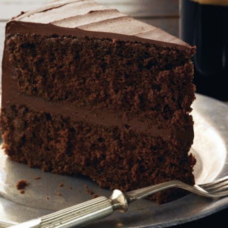 Chocolate Stout Layer Cake with Chocolate Frosting