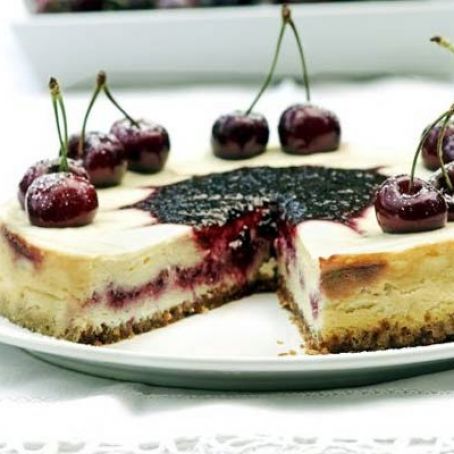Cherry Swirl Cheesecake