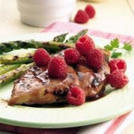 Grilled Raspberry-Glazed Chicken