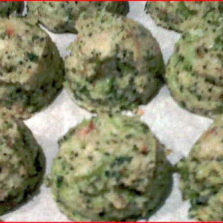 Broccoli Bites (aka LITTLE GREEN MUNCHIES)