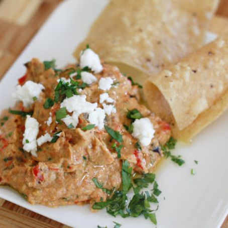 Roasted Eggplant and Red Pepper Dip