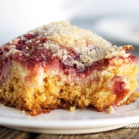 Raspberry Cream Cheese Coffee Cake