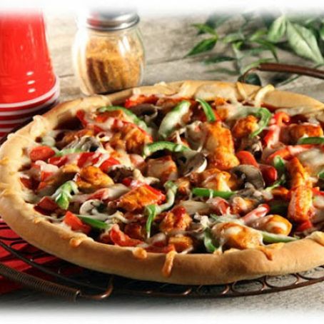 Grilled BBQ Chicken Pizza