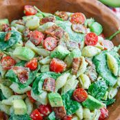 Avocado BLT Pasta Salad