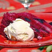 Summer Pudding with Rum Whipped Cream