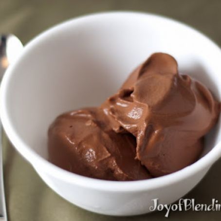 Vitamix chocolate sorbet