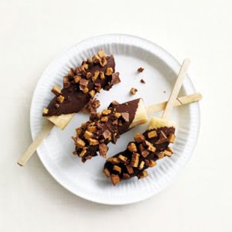 Frozen Reese’s Banana Pops