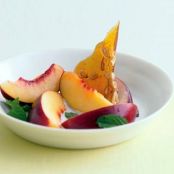 NECTARINES w/RICOTTA-VANILLA CREAM