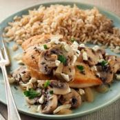 Mediterranean Chicken & Mushroom Skillet