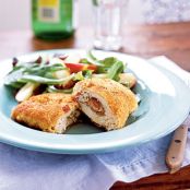 Chicken Breasts with Fontina and Prosciutto