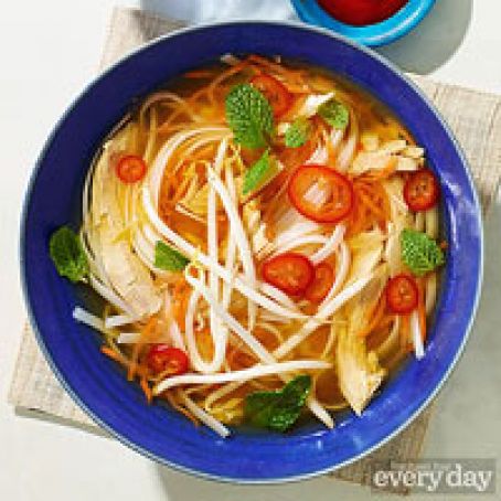 Spicy Asian Chicken Noodle Soup