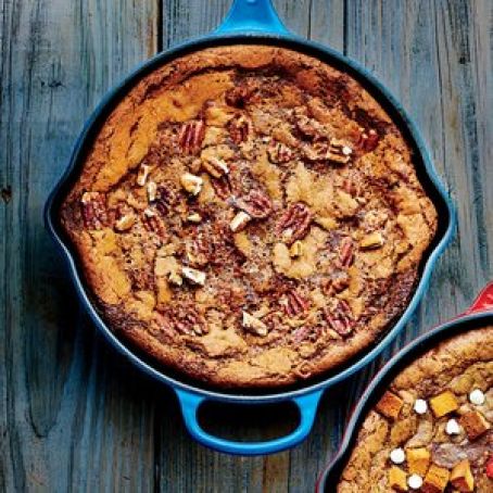 Pecan Praline Deep-Dish Skillet Cookie