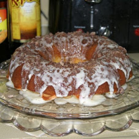 Tiramisu Bundt with Orange Mascarpone Glaze