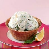 Lemon-Basil Frozen Yogurt Recipe