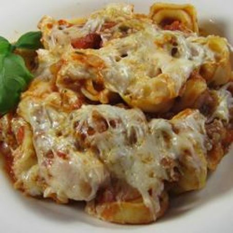 Italian Sausage Tortellini Bake