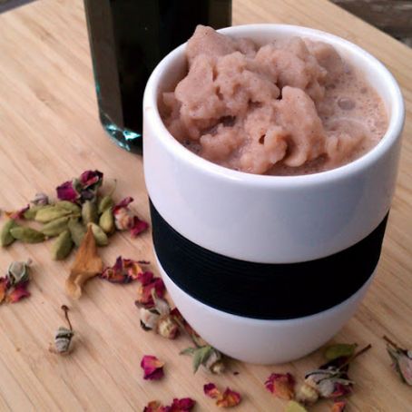 Cardamom Rose Frozen Coffee