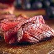 Rib-Eye Steak with Black Olive Vinaigrette