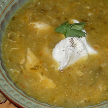TOMATILLO CHICKEN SOUP