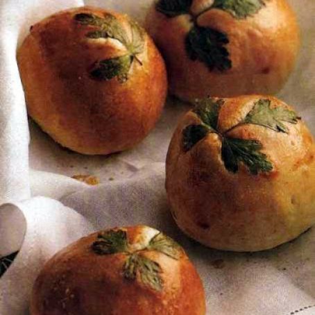 Fresh Herb Topped Rolls