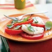 Tomato, Fresh Mozzarella and Basil Salad