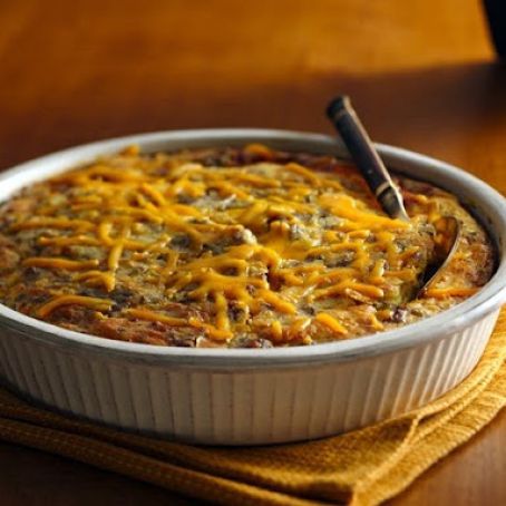 Overnight Egg Sausage Bake