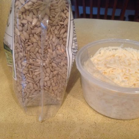 Sunflower Parmesan Crackers***