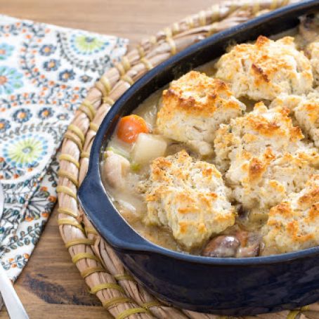 chicken & sage biscuit pot pie