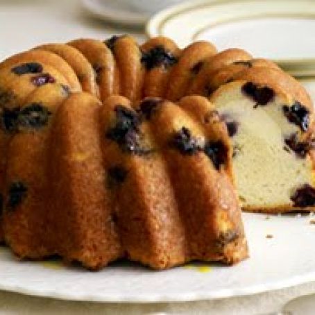 CAKE - Lemon Blueberry Swirl Cake