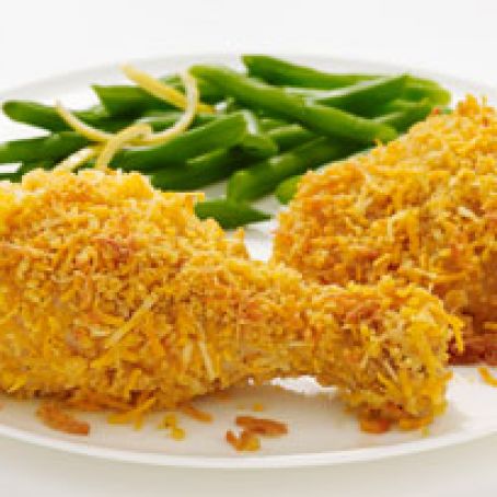 Oven-Fried Four Cheese Chicken