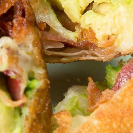 Avocado Bacon Egg Rolls