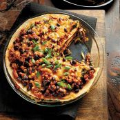 Tex-Mex tortilla lasagna