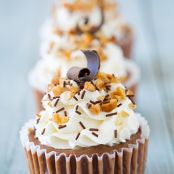 Nutella Cheesecake Cupcakes
