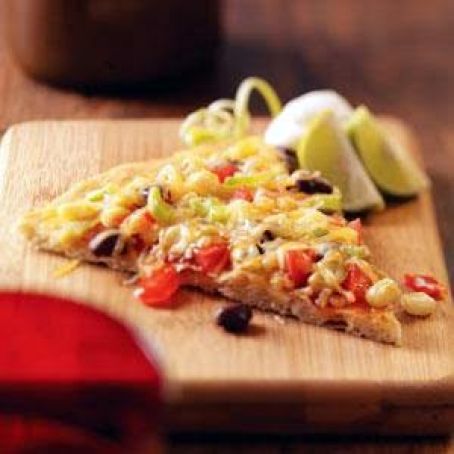 Black Bean Taco Pizza