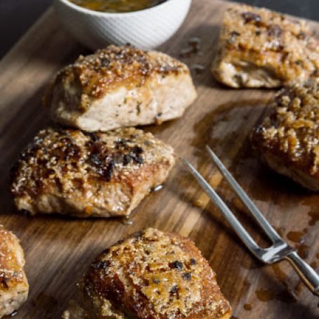 Caramelized Pork with Orange and Sage