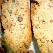 Black Pepper, Lemon and Walnut Biscotti