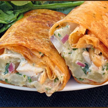 Thai Chicken Curry Wraps