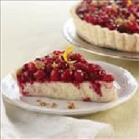 Cranberry Cheesecake Tart