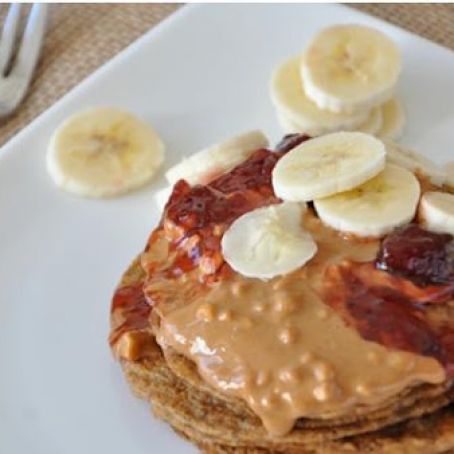 Peanut Butter & Jelly Oatcakes