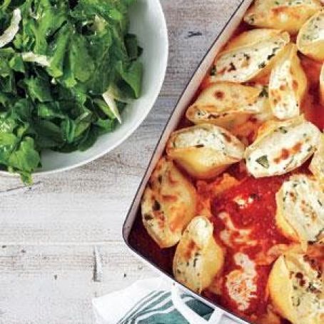 Spinach and Ricotta Stuffed Shells