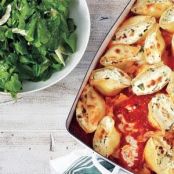 Spinach and Ricotta Stuffed Shells