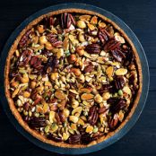 Caramelized-Honey Nut and Seed Tart