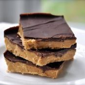 No Bake Chocolate Peanut Butter Bars