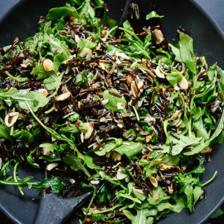 Arugula, Dried Cherry and Wild Rice Salad