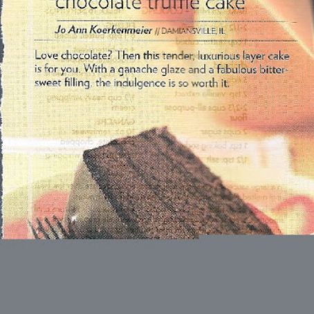 Chocolate Truffle Cake